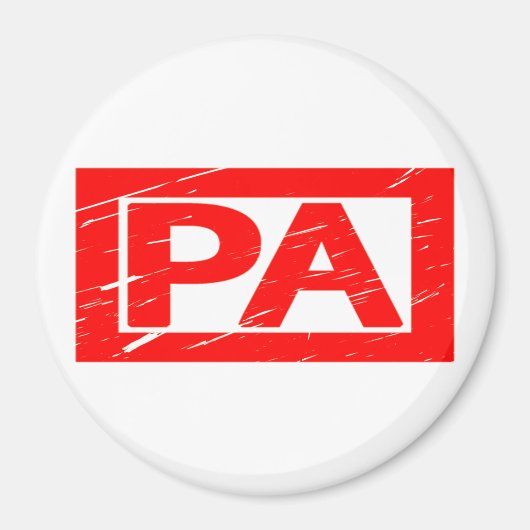 Pa Briefmarke Magnet (Vorne)