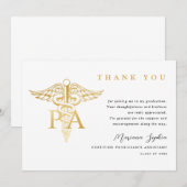 PA Caduceus Abschluss Danke (Vorne/Hinten)