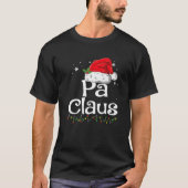 Pa Claus Christmas Pajama Familie Matching Xmas T-Shirt (Vorderseite)