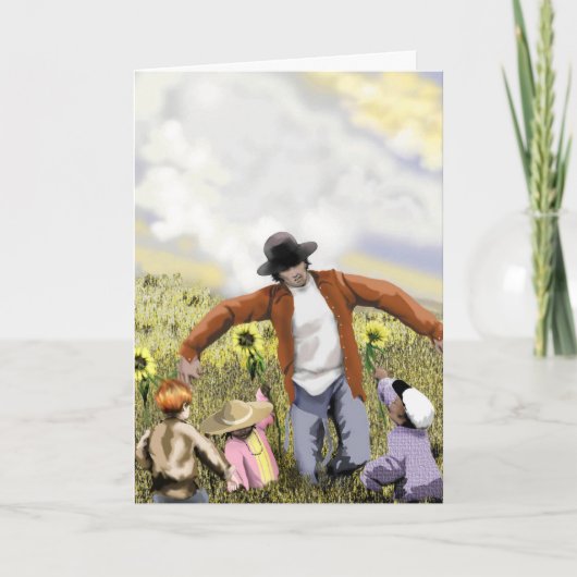 Pa-Crow Vatertagskarte Karte (Vorderseite)