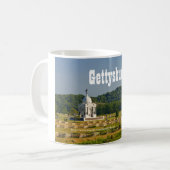 PA-Denkmal an Gettysburg-Tasse Kaffeetasse (Vorderseite Links)