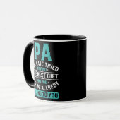 Pa haben wir versucht, die besten Geschenke Vateri Tasse (Vorderseite Links)