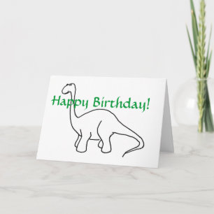 PA - Herzlichen Glückwunsch zum Geburtstag! Dinosa Karte