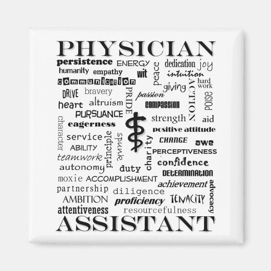 PA Hochformat Design Magnet (Vorne)