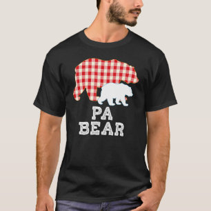 Pa Kariert Great Bar Daddy Großvater Vatertag Prou T-Shirt