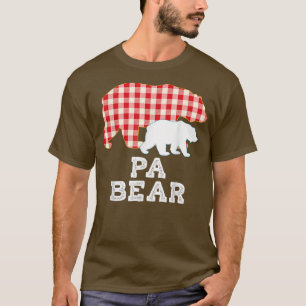 Pa Kariert Great Bar Daddy Großvater Vatertag Prou T-Shirt