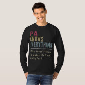 Pa Know Alles - Großopfer-Geschenk T-Shirt (Vorne ganz)