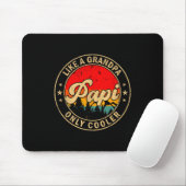 Pa Like A Grandpa Only Cooler Retro For Papa Grand Mousepad (Mit Mouse)