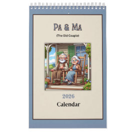 Pa & Ma (Die Alten Leute) Spaß 2026 Kalender