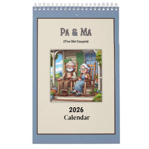 Pa & Ma (Die Alten) Spaß 2026 Kalender