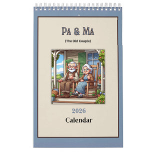 Pa & Ma (Die Alten) Spaß 2026 Kalender