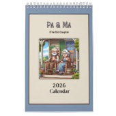 Pa & Ma (The Old People) Fun 2026 Calendar Kalender (Titelbild)