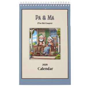 Pa & Ma (The Old People) Spaß 2025 Kalender