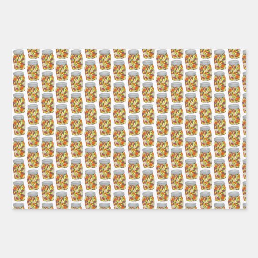 PA Niederländisch Amish Food Chow Soft Pretzel Pot Geschenkpapier Set (Vorderseite)