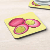 PA Niederländische Lebensmittel gepflückte, hartge Getränkeuntersetzer (Linke Seite)