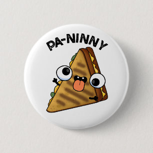Pa-ninny Funny Panini Pun bietet eine niedliche Pa Button