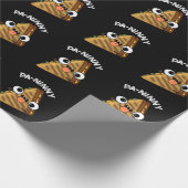 Pa-ninny Funny Panini Pun Dark BG Geschenkpapier (Ecke)