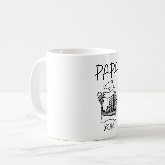 Pa-pa-Bär Kaffeetasse (Vorderseite Links)