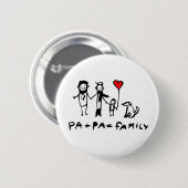 Pa + Pa = Familie Button (Vorne & Hinten)