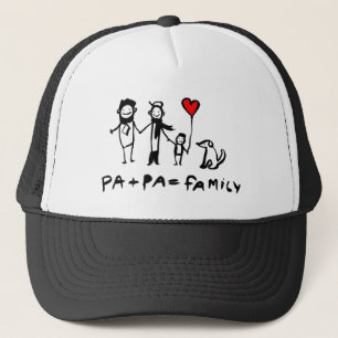 Pa + Pa = Familie Truckerkappe