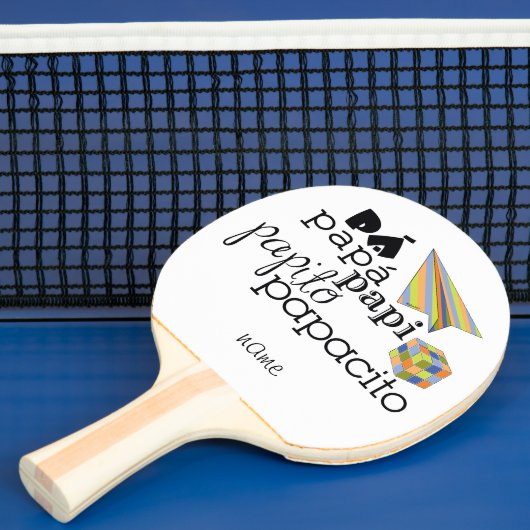 pá, papá, papi, papito, papacito tischtennis schläger (InSitu)