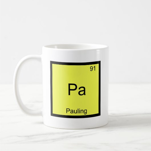 PA - Pauling lustiges Kaffeetasse (Links)