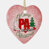 PA PHYSIZISISCHE HILFE MERRY CHRISTMAS KERAMIK ORNAMENT (Rechts)