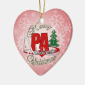 PA PHYSIZISISCHE HILFE MERRY CHRISTMAS KERAMIK ORNAMENT (Links)