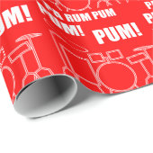 PA-Rum Pum Pum Pum Geschenkpapier (Rolleneckpunkt)