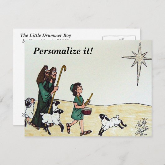 Pa-Rumpa-Pum! Pau! Postkarte (Vorne/Hinten)