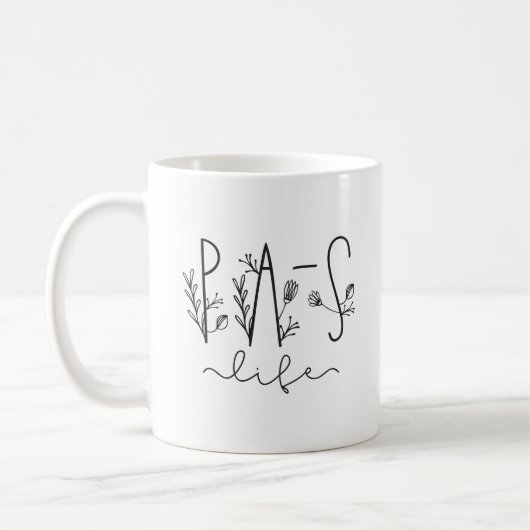 PA-S Medizinischer Assistent Student PA Schule Kaffeetasse (Links)