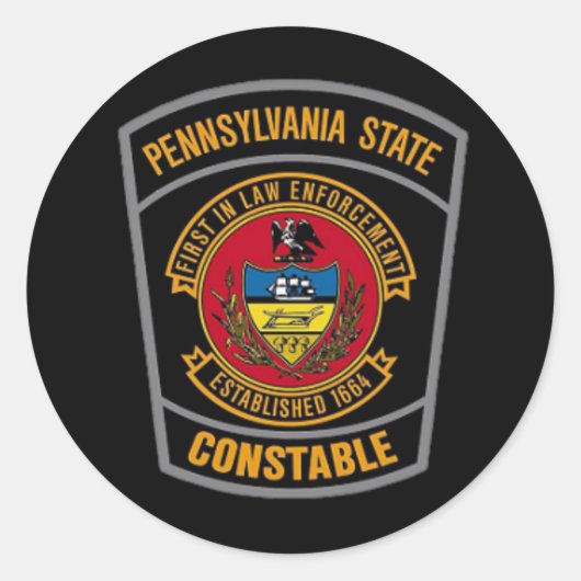PA State Constable Stickers (Vorderseite)