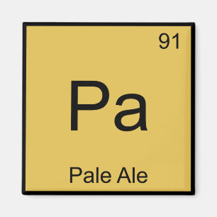 Pa - T-Shirt für bleihaltiges Ale Chemistry Eleme Magnet