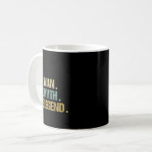 Pa The Man Myth Legend Shirt Funny Father Dad Chri Kaffeetasse (Vorderseite Links)