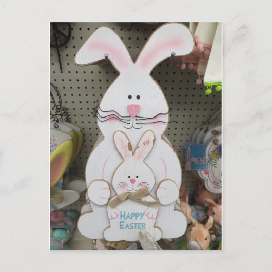 Pa und Little Bunny Postkarte (Vorderseite)