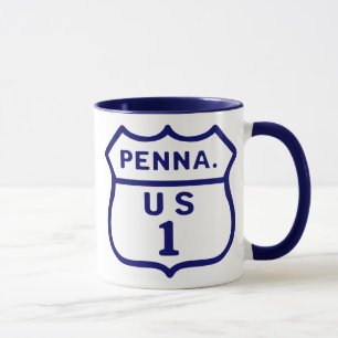 PA/US Highway Route 1 Tasse