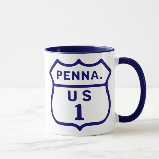 PA/US Landstraßen-Weg 1 Tasse (Rechts)