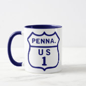 PA/US Landstraßen-Weg 1 Tasse (Links)