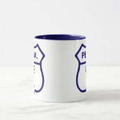 PA/US Landstraßen-Weg 1 Tasse (Zentrum)