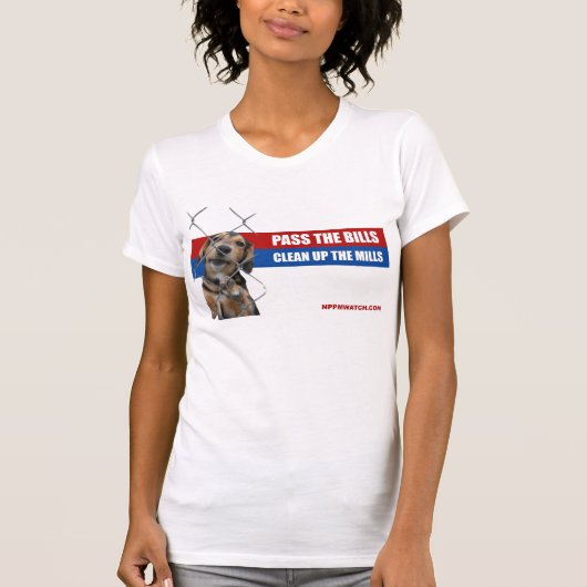 PA verabschieden, die Rechnungen/räumen die Mühlen T-Shirt (Vorderseite)