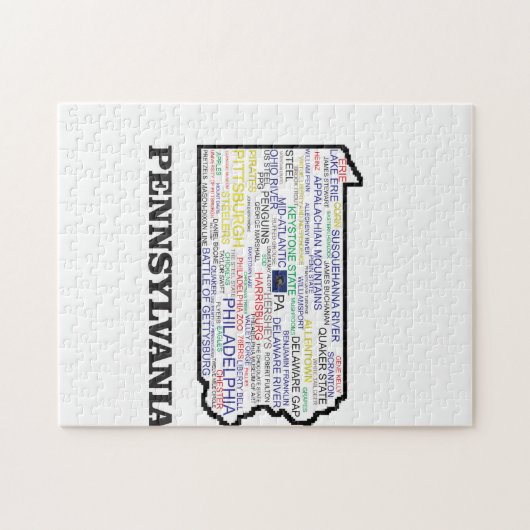 PA-WORT-STAAT PUZZLE (Horizontal)