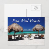 Paa Mul Beach Postkarte (Vorne/Hinten)