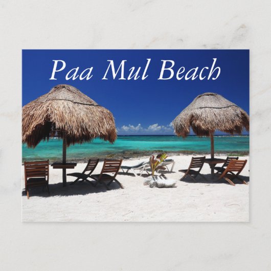 Paa Mul Beach Postkarte (Vorderseite)