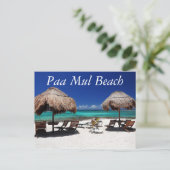 Paa Mul Beach Postkarte (Stehend Vorderseite)