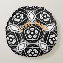 Paaa Einzigartiger Luxus Living Round Kissen