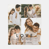 Paar 4 FotoCollage Fleecedecke (Vorderseite)