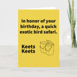 Paar A Kees - Geburtstag Karte