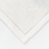 Paar Abfahrtsskilauf Fleecedecke (Ecke)