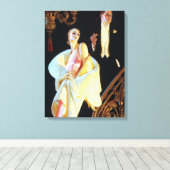 Paar absteigende Treppe, 1923 von Leyendecker Leinwanddruck (Insitu (Holzboden))