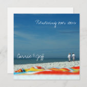 Paar am Sandy Beach (Vorne/Hinten)